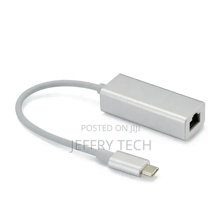 USB Type C 100mbps RJ45 Ethernet Network Card Adapter for Ma