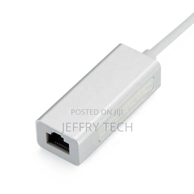 USB Type C 100mbps RJ45 Ethernet Network Card Adapter for Ma - thumbnail 3