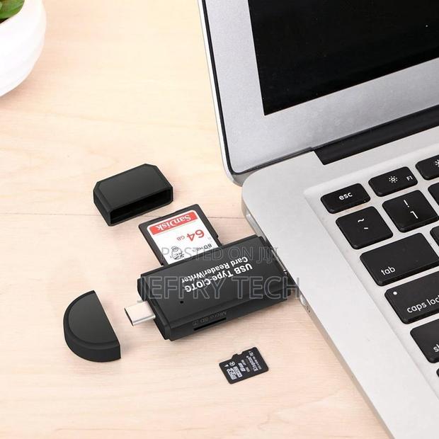 Type C Micro USB OTG Adapter SD / TF Card Reader for Macbook - thumbnail 4