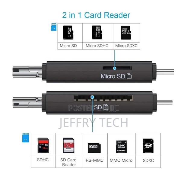 Type C Micro USB OTG Adapter SD / TF Card Reader for Macbook - thumbnail 6