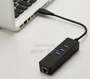 2 In 1 USB 3.0 RJ45 Gigabit Ethernet LAN Adapter With USB 3