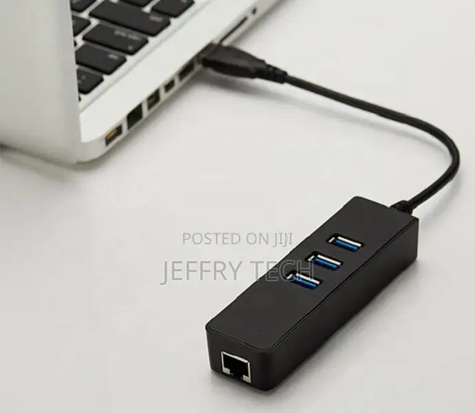 2 In 1 USB 3.0 RJ45 Gigabit Ethernet LAN Adapter With USB 3