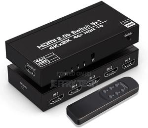 HDMI Switch With Remote 5 Port 4K 60hz 5 in 1 Out HDMI Switc