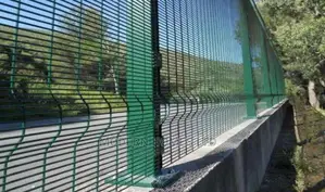 Galvanized Anti Climb Fence With Mounting Base Plate Post