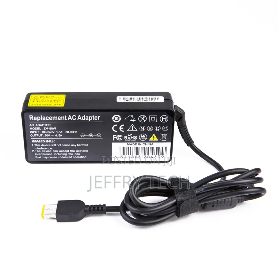 Oem Laptop Ac Adapter Charger for Lenovo 20v 4.5A USB Power