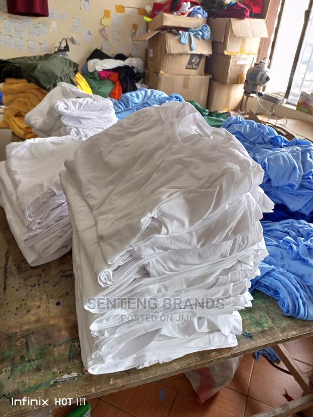 White Plain Good Quality Tshirts - thumbnail 4
