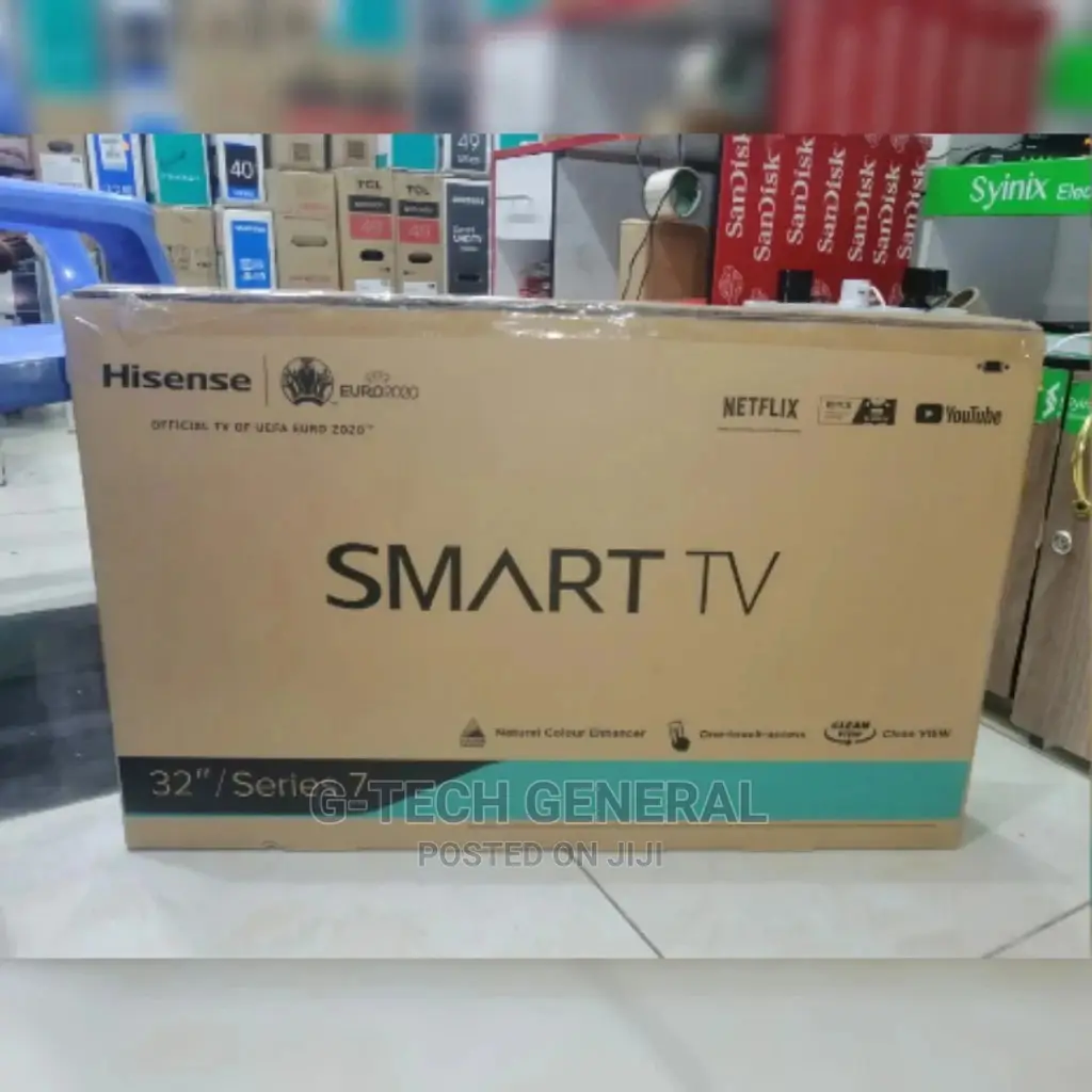 Hisense A4 Series,32 Inch Frameless Smart Tv +Free Tvguard