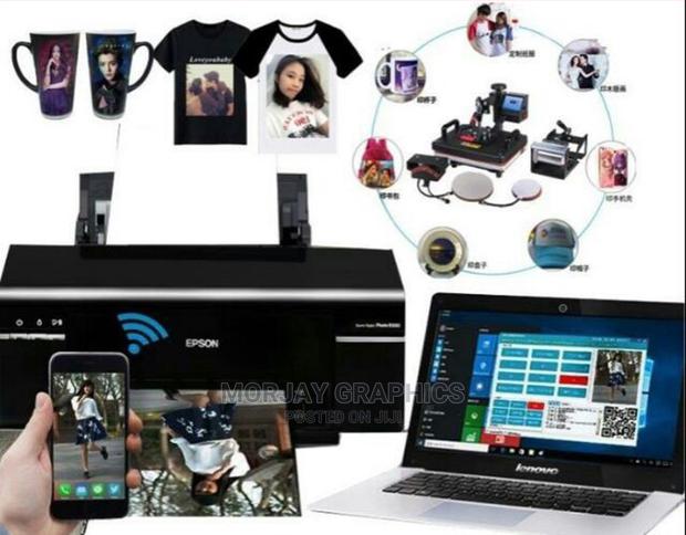 Combo Digital Heat Press + Sublimation Printer Epson+Inks - main view