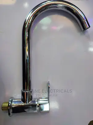 Silver Kitchen Lever Tap