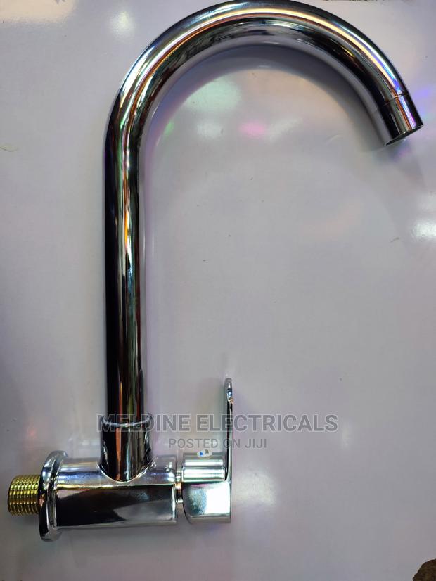 Silver Kitchen Lever Tap - main view