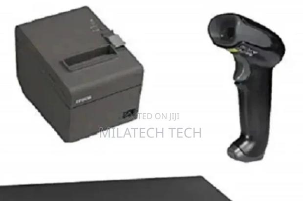 Epos Thermal Receipt Printer, Cash Drawer Barcode Scanner - main view