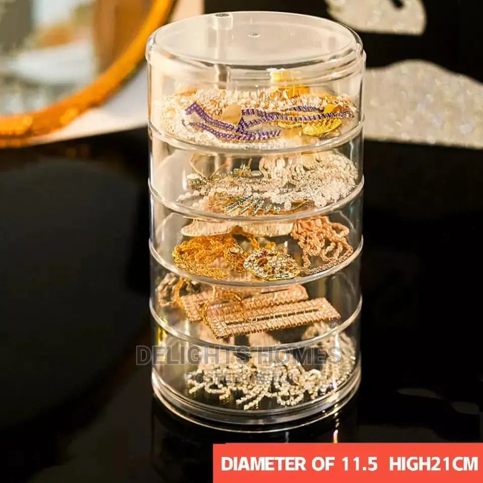 Acrylic Rotatable Cosmetics Storage Box