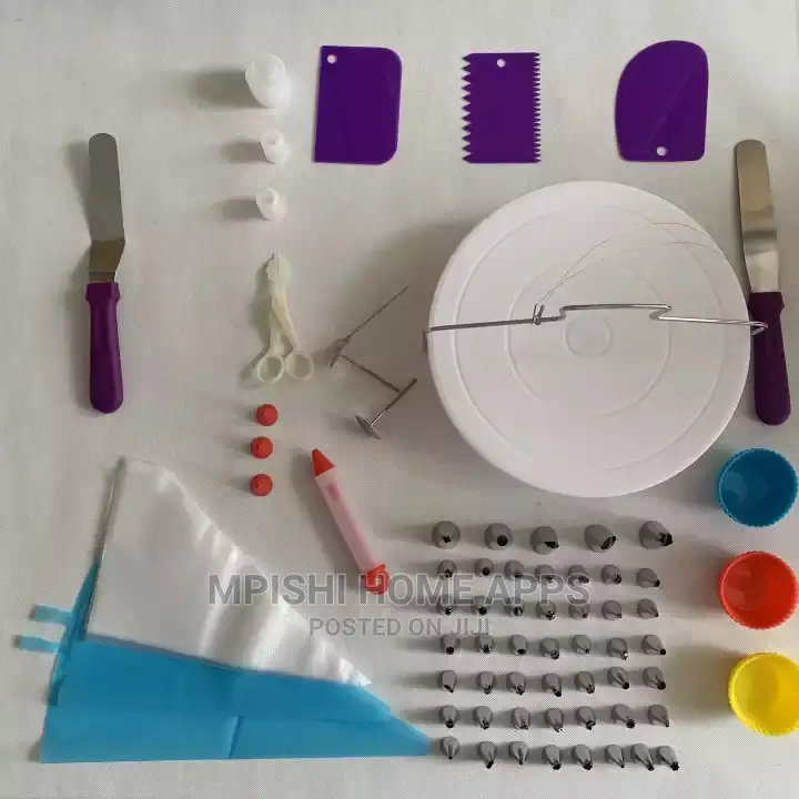 106pcs Cake Turntable Decorating Kit