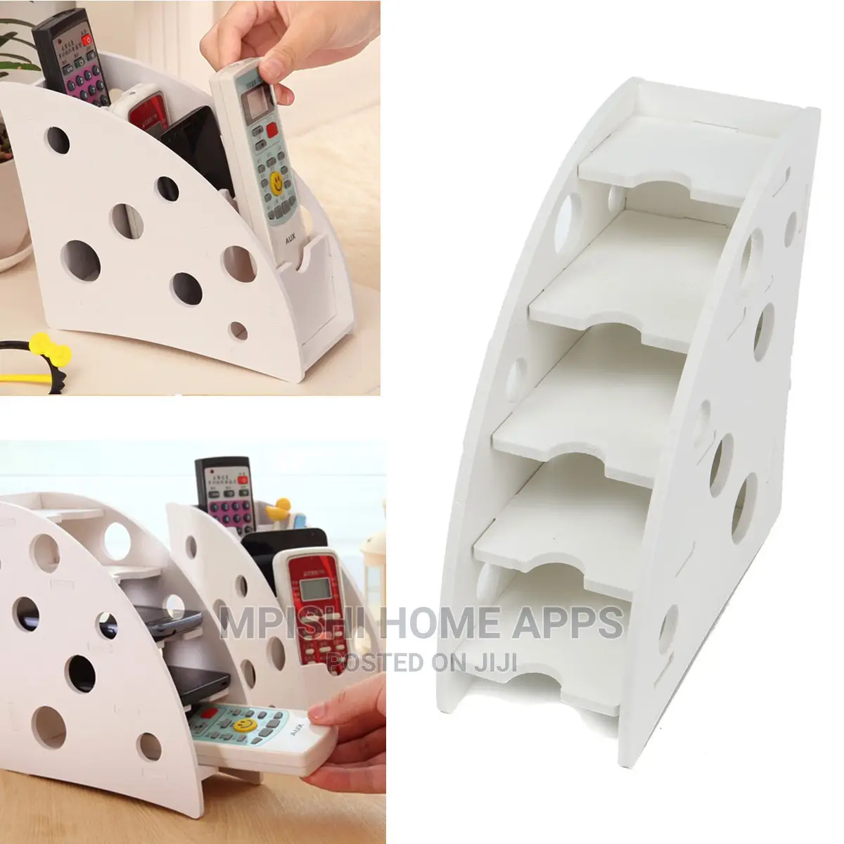 Wooden Remote Organizer
