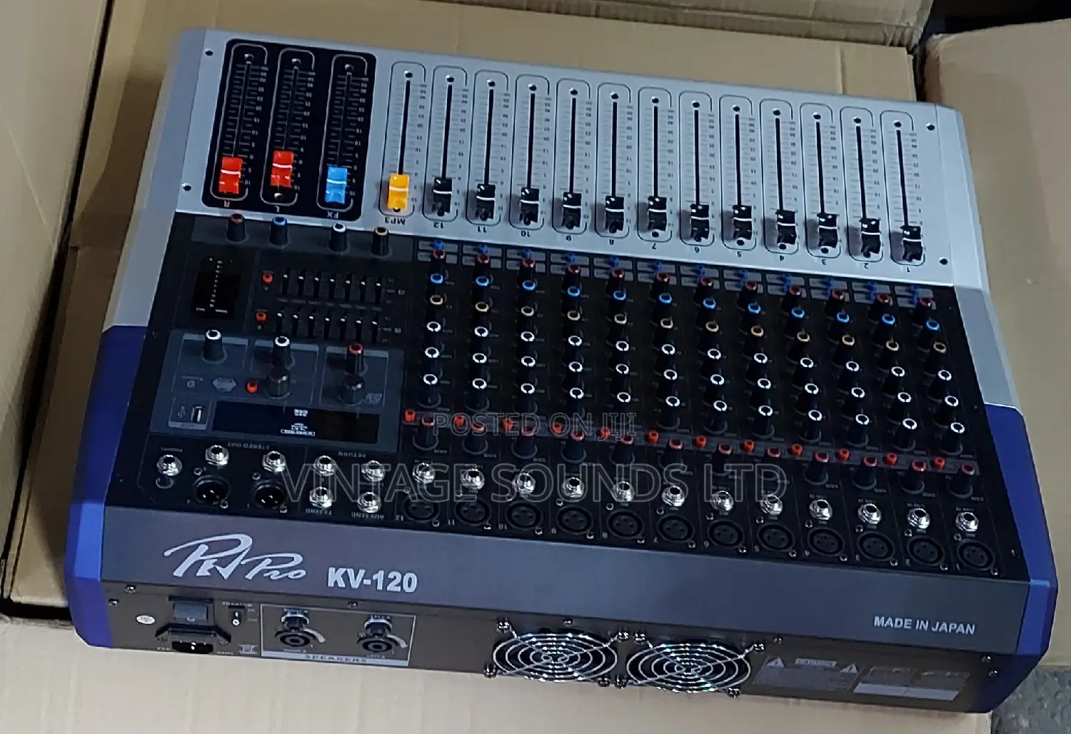PEV PRO Audio Powered Mixer 12channel