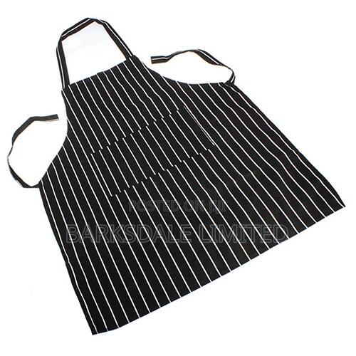 Black and Whitestriped Apron - main view