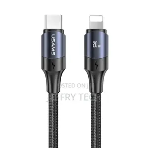 USAMS 100W USB C PD Cable 1.2m 2m 3m High Power Usb Type C T