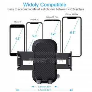Car Cell Phone Holder Dashboard Clip Mount Holders With One
