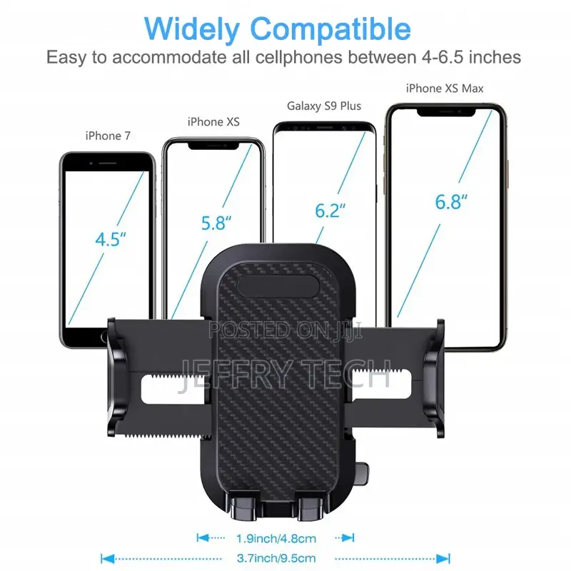 Car Cell Phone Holder Dashboard Clip Mount Holders With One