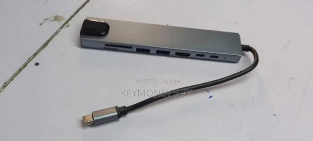 8 in 1 Macbook Type C Multifunctional Adapter