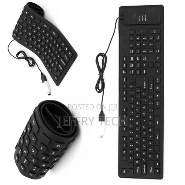 Silicon Flexible Computer Keyboard - USB (Large) - main view