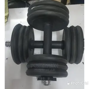 Rubber Coated Dumbbells-15kgs