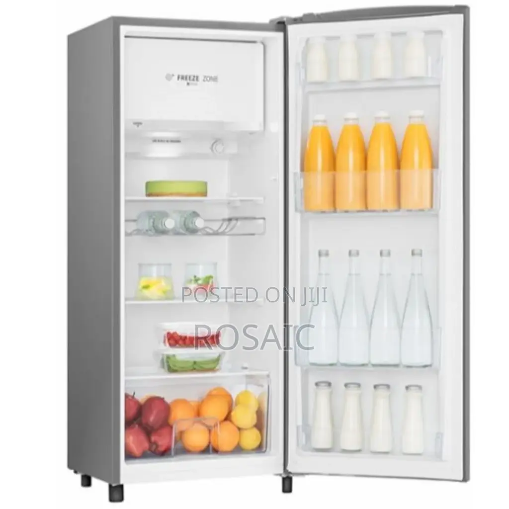 Hisense 120 Liters Silver Double Door Fridge