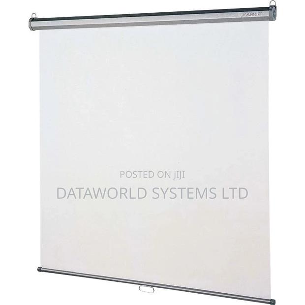 Manual 96” X 96" Projection Screen