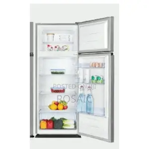 Hisense Fridge 205 Double Door.Silver Coloured