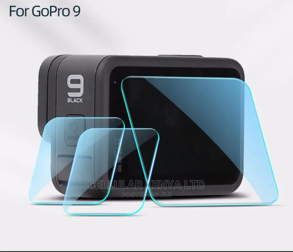 Tempered Glass Screen Protector for Gopro Hero 10 9 Black