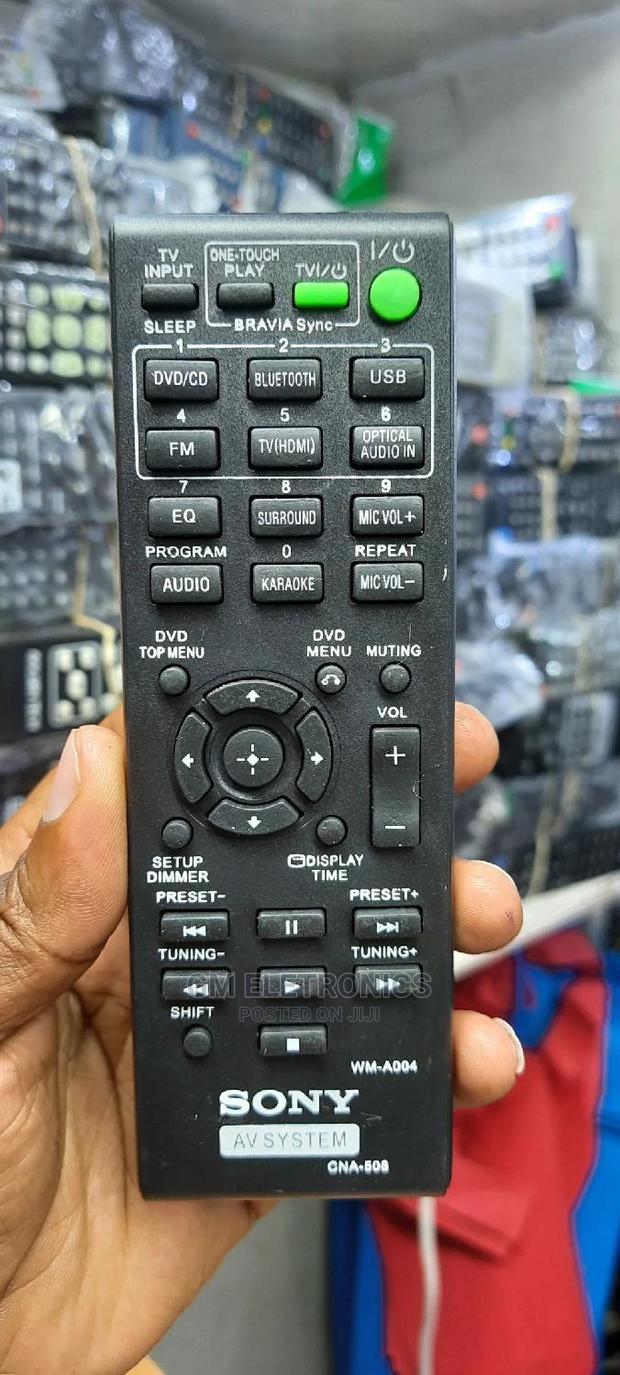 Sony Av System (Dvd, Bluetooth Usb Buttons)Remote. - main view