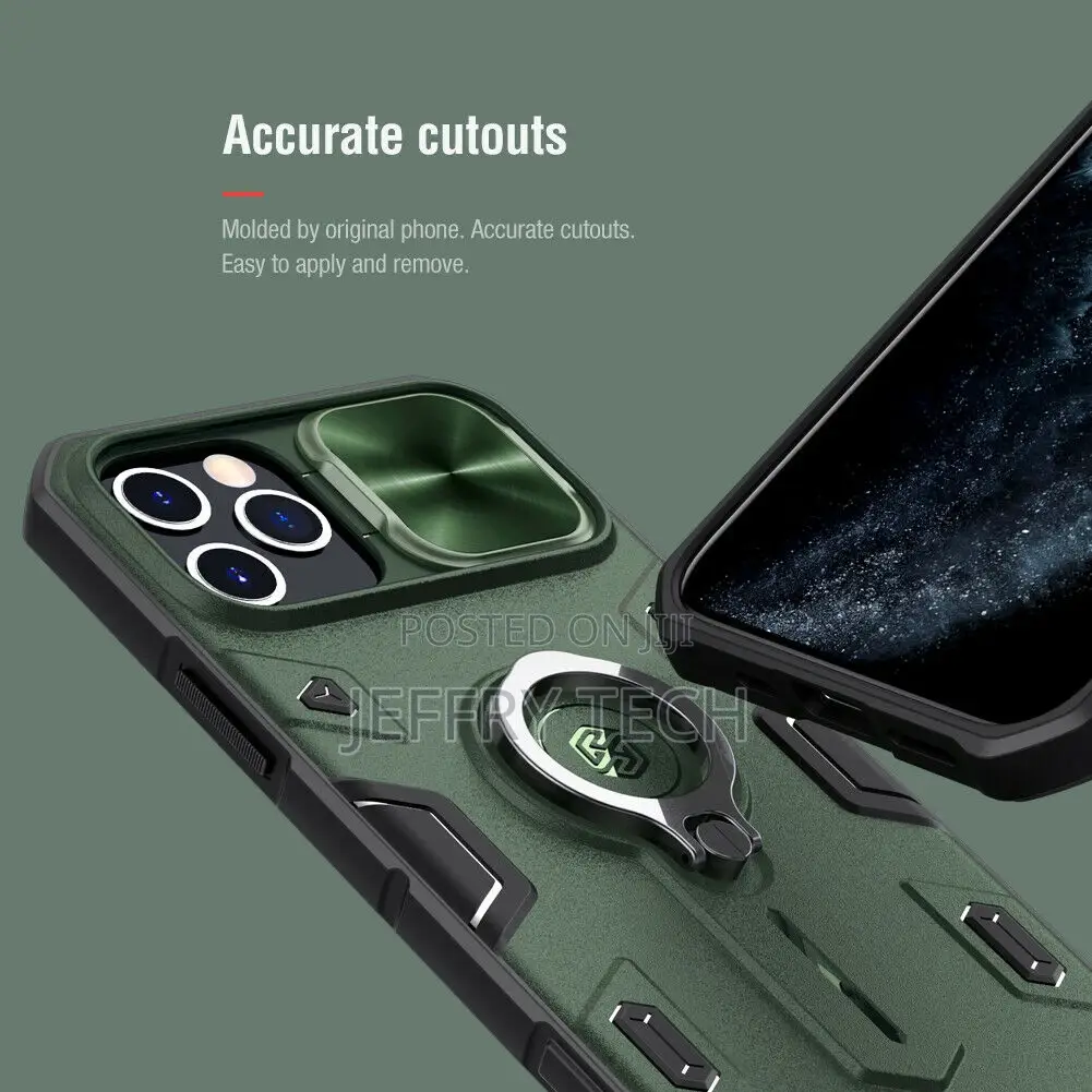 Nillkin for iPhone 13 Pro Max 12 Camshield Armor Ring Slide
