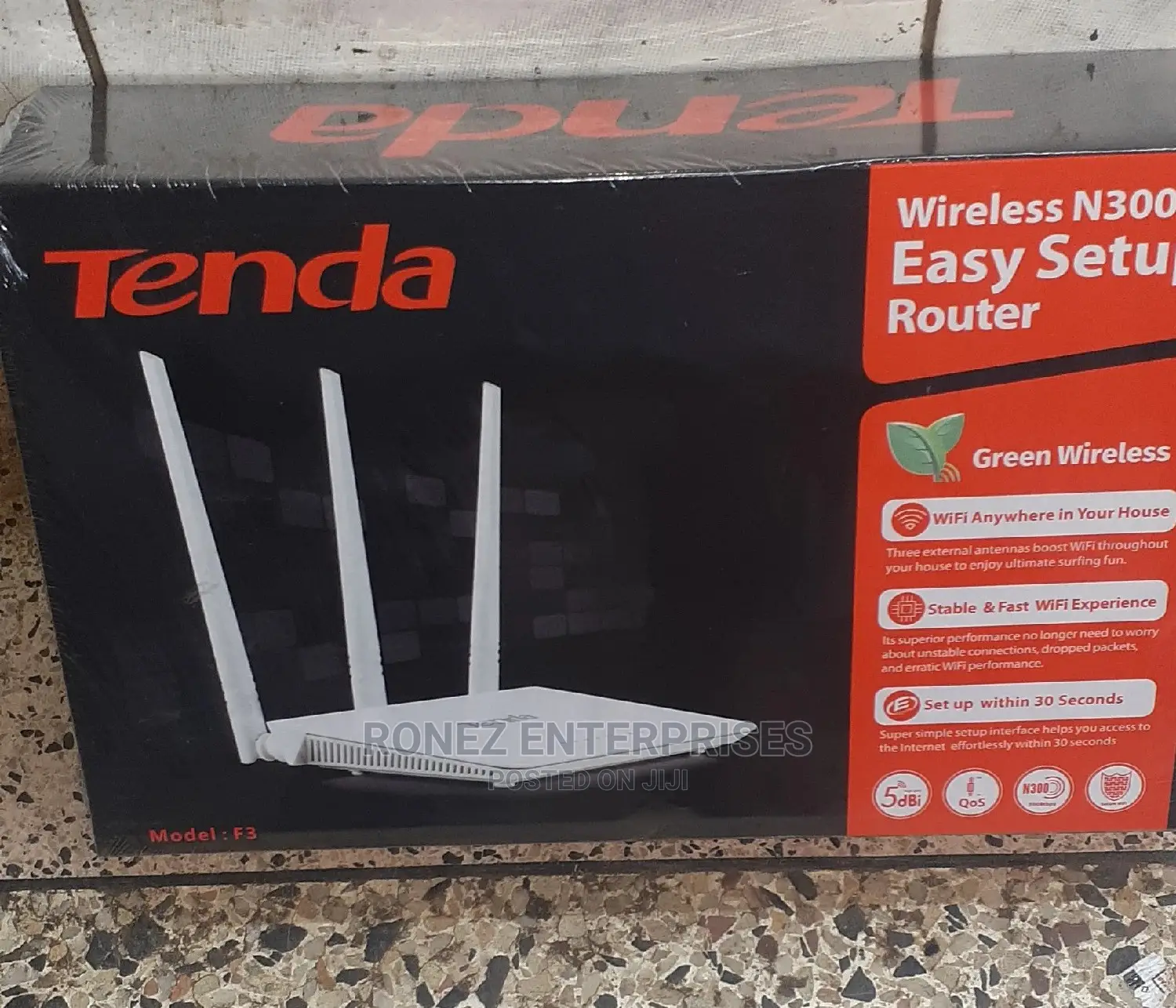 Tenda Roter Wireless N 300