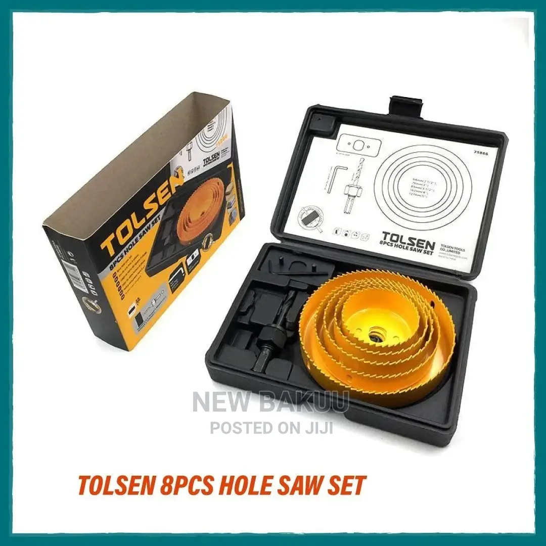 Tolsen 8pcs Hole Saw Set