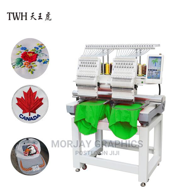 Computerised 2 Head Use Sewing Machine Industrial Embroidery - main view