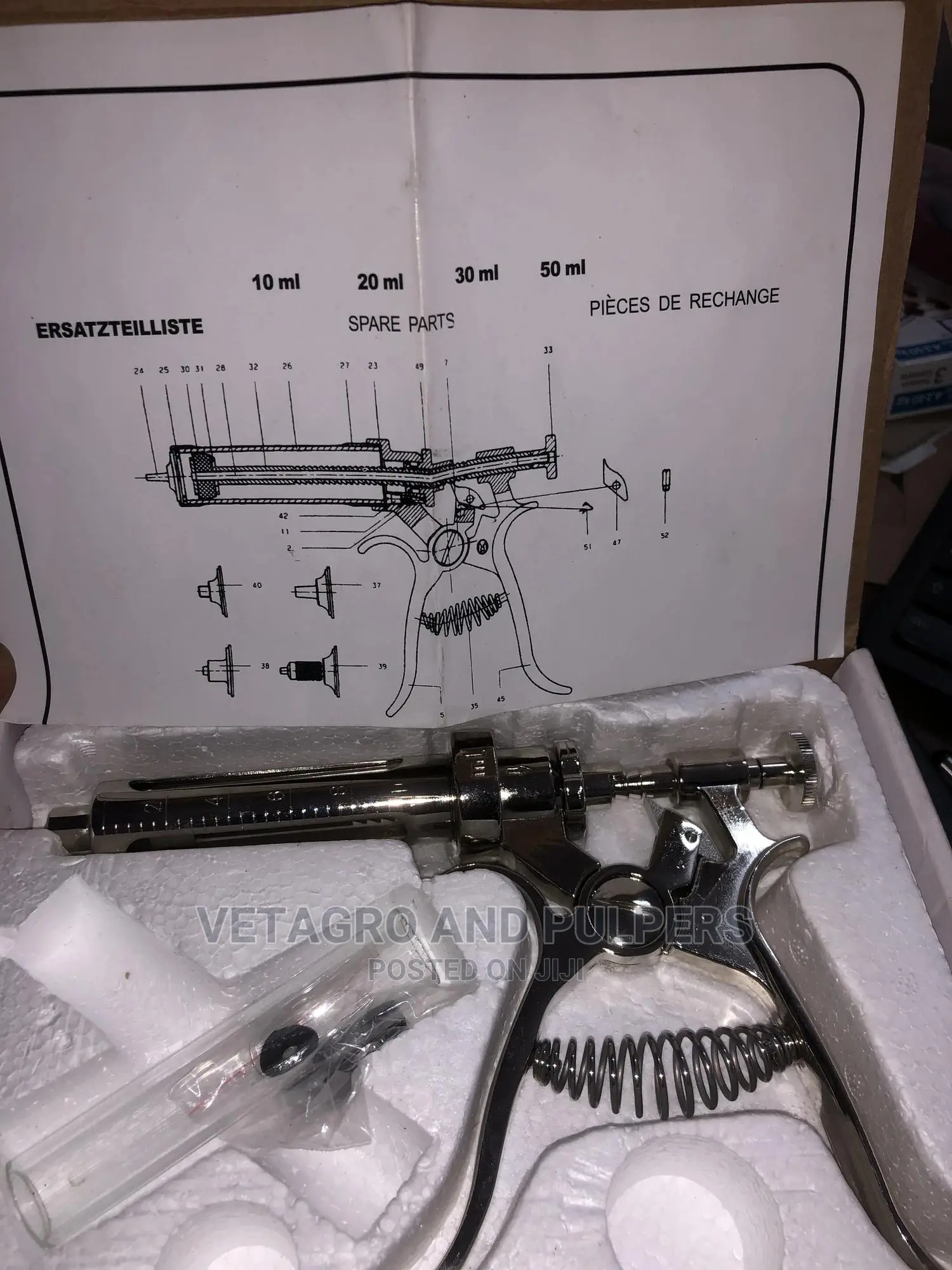 Revolver Syringe for Animals