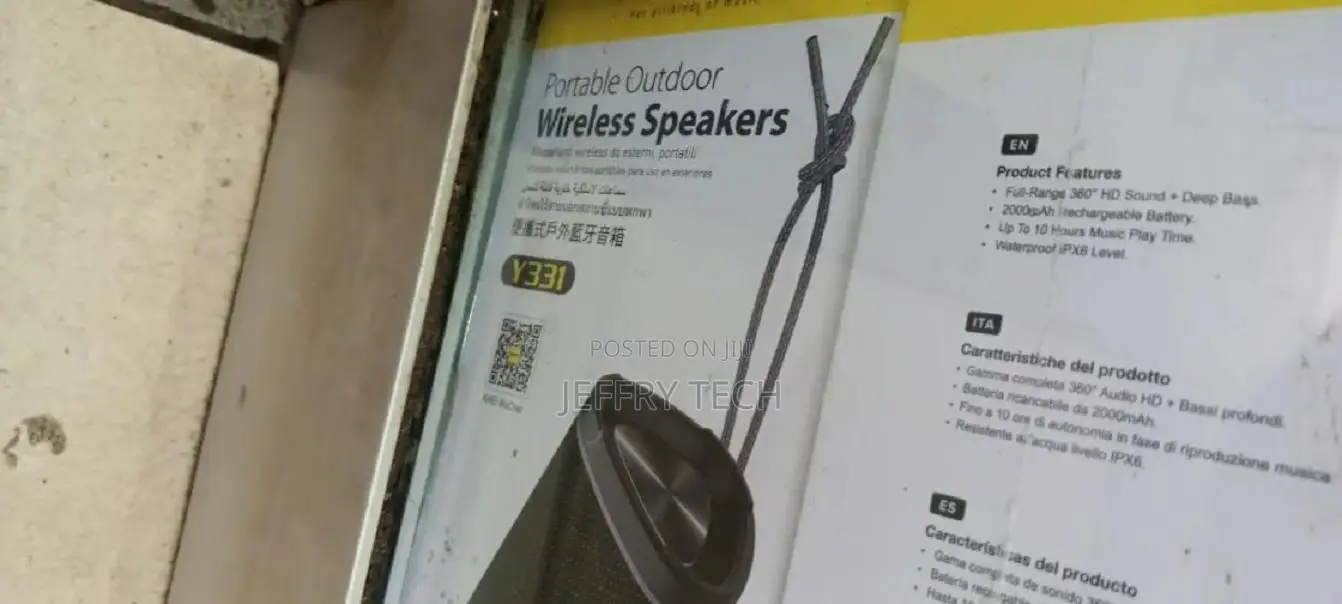 Awei Y331 TWS Outdoor Waterproof Bluetooth Speaker