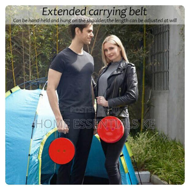 Portable Folding Stool Outdoors Camping ,BBQ Black Blue - thumbnail 4