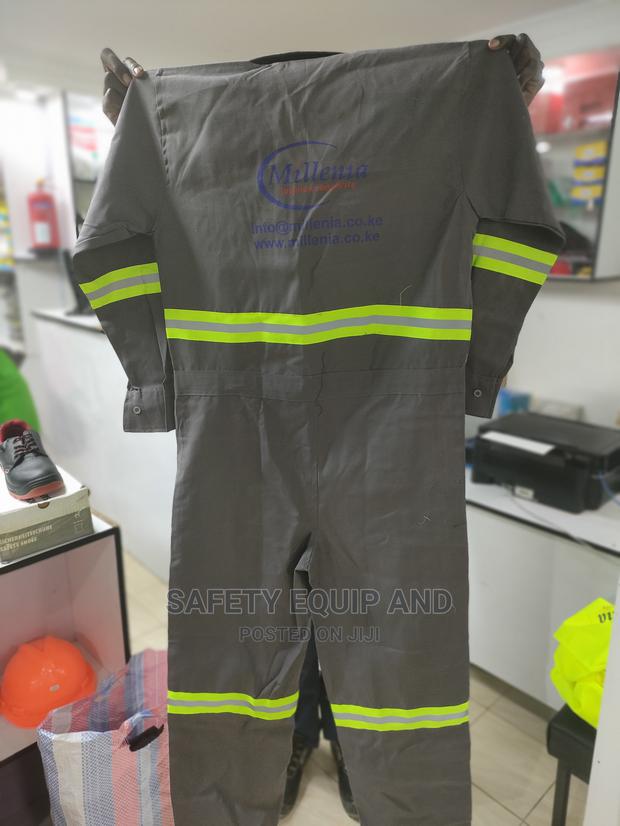 Grey Safety Overalls - main view