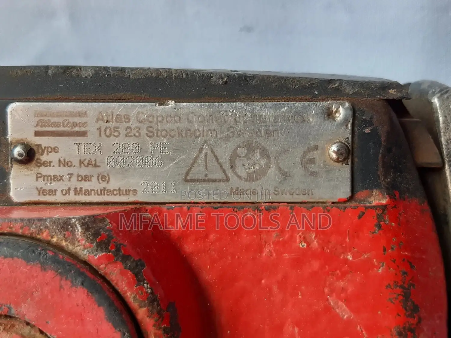 Jack Hammer- Atlas Copco Air Compressor Breaker - Ex-Uk