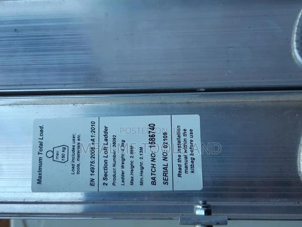 Step Ladders - 3 Stucking Aluminium 16ft - Ex-Uk - thumbnail 4