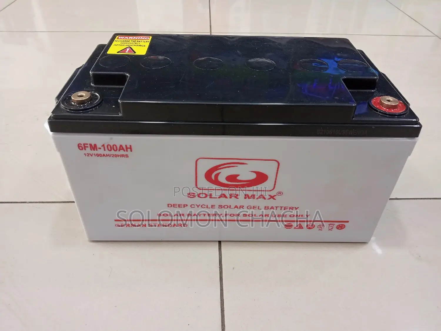 Solar Max 100ah Solar Battery