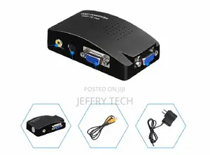 HDTV ABS Audio Video 5V Power Cable AV Cable Converter AV To
