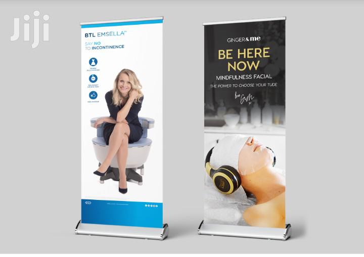 Broad Base Roll Up Banner