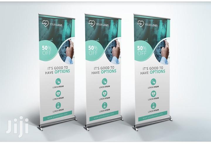 Narrow Base Roll Up Banner Printing