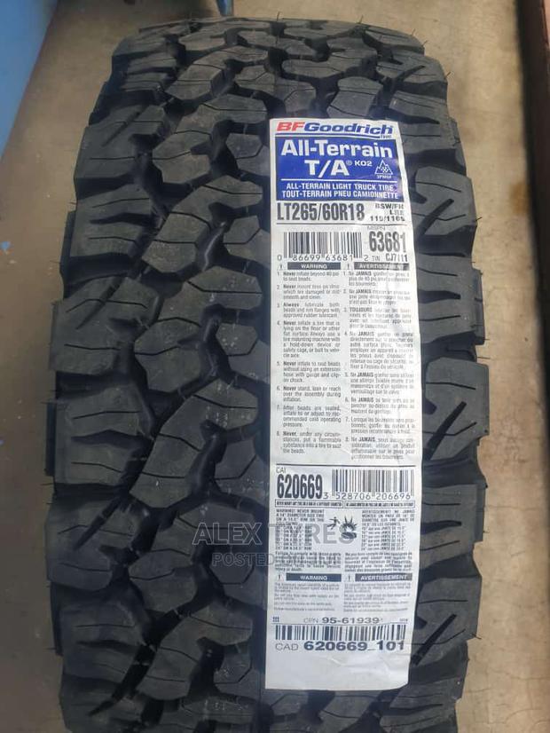 265/60r18 BF Goodrich