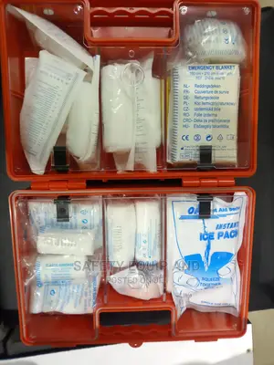 First Aid Box Contains Medicai Equipments