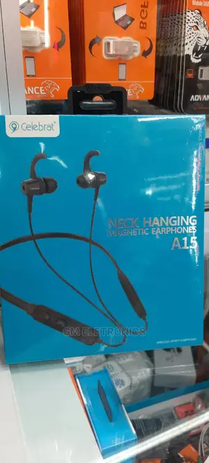 Celebrat A15,A16 A22 Wireless Neckhanging Earphones.