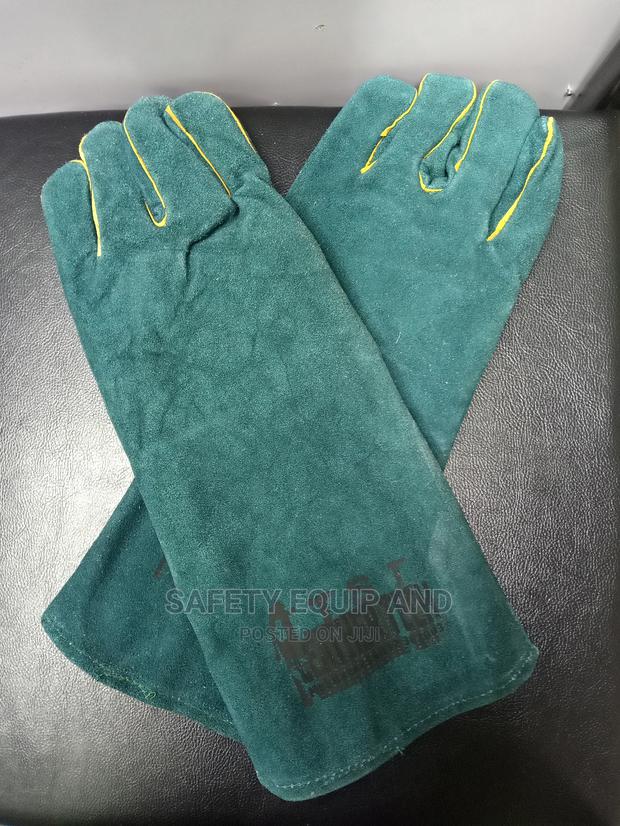 Welding Gloves-Long Leather Gloves