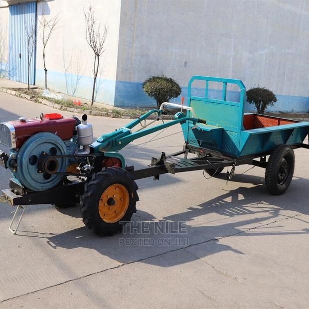 Walking Tractor With Trailer - main view